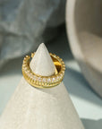Rhombus Gold Plated Ring