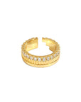 Rhombus Gold Plated Ring