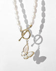 Butterfly Pearl Necklace
