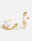 Snake Pearl Earrings