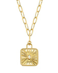 Sunflower Qube Necklace