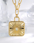 Sunflower Qube Necklace