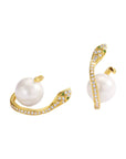 Snake Pearl Earrings