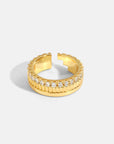 Rhombus Gold Plated Ring