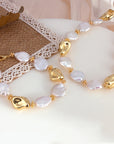 Fashion Natural Freshwater Pearl Bracelet Fritillary High-grade Texture European And American Style Necklace