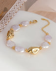 Fashion Natural Freshwater Pearl Bracelet Fritillary High-grade Texture European And American Style Necklace