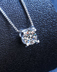 Mosang Diamant Bullhead Anhänger Damen Reine Silber Halskette