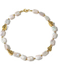 Geometric Pearl Necklace