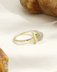 Zirconia Round Open Ring