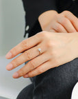 Zirconia Round Open Ring