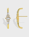 Minimalistic Gold Plated Earrings