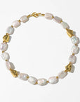 Geometric Pearl Necklace