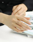Zirconia Star Open Ring