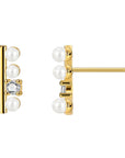 Pearl Gold Plated Earrings