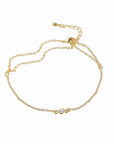 Zirkonia Finger Bracelet