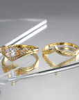 Zirconia Double Ring