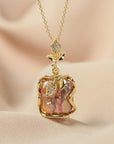 Baroque Three-piece Purple Special-shaped Pearl Necklace
